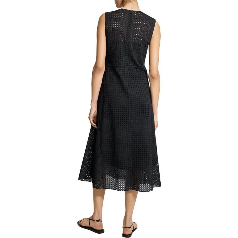 Theory Womens Easy Dress, Black - Picture 2 of 3
